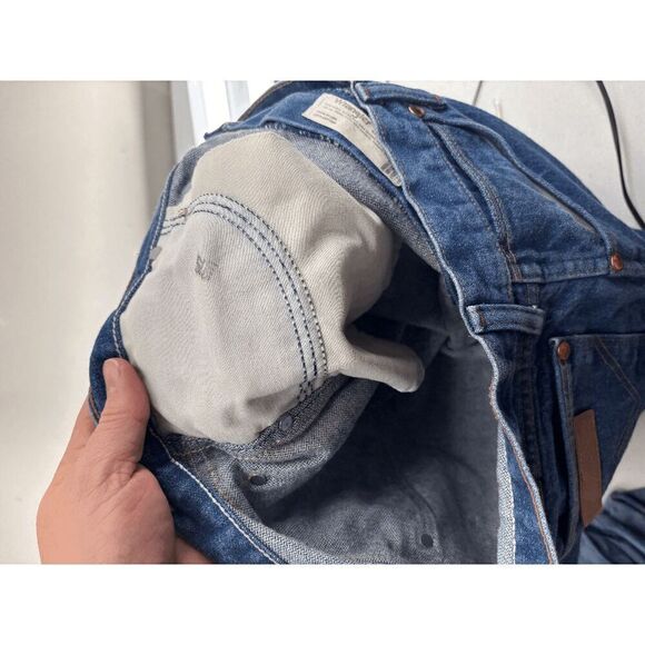 Vintage Wrangler Jeans Mens 42x30 Blue Cowboy Cut Pro-Rodeo Competition 13MWZ - Picture 4 of 6